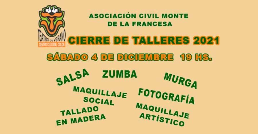 Cierre de talleres 2021 del Teatro de Verano de Colón