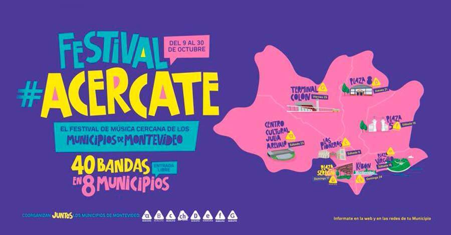 Festival de musica Acercate Montevideo