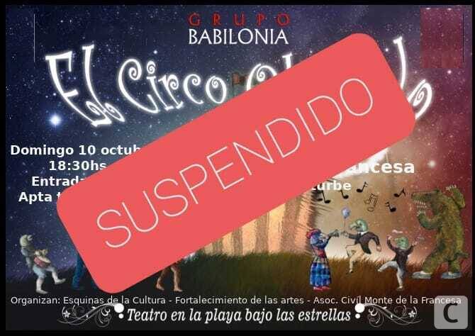 El circo olvidado en el teatro de verano de colon