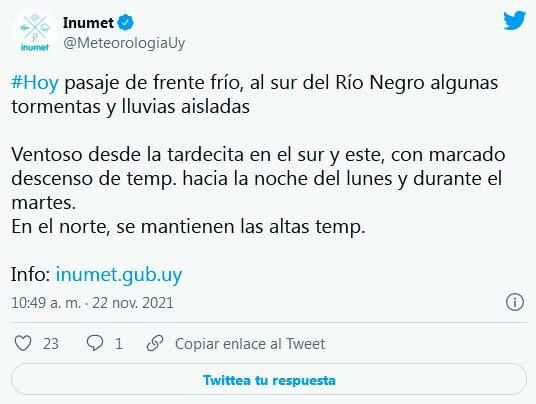informacion de inumet