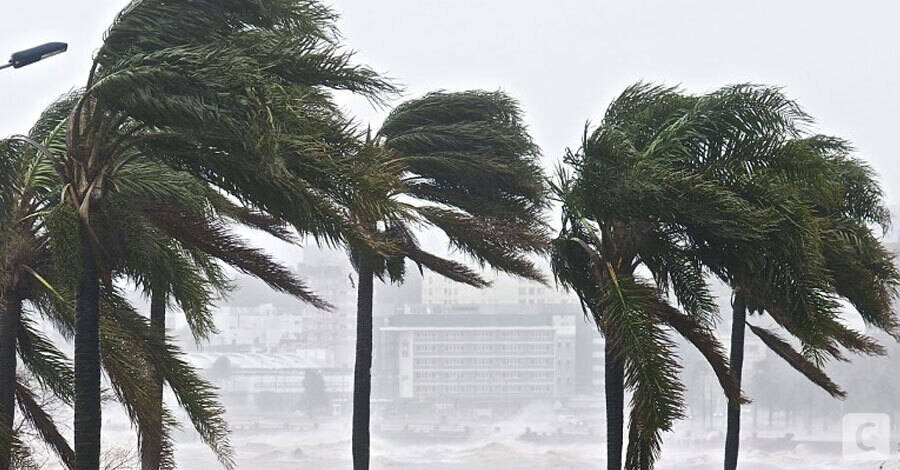 viento fuerte