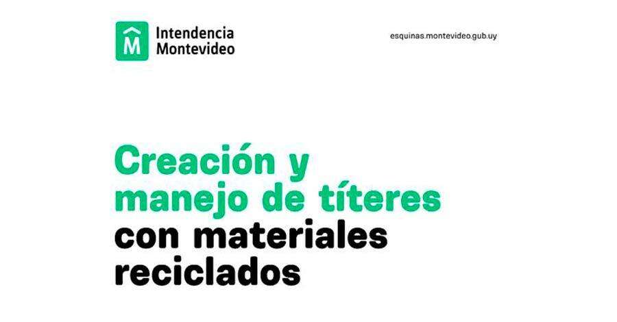 taller de creación de títeres de la escuela esquinera