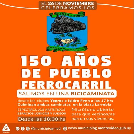 celebracion pueblo ferrocarril