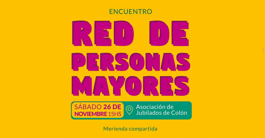 Merienda compartida de la Red de Personas Mayores