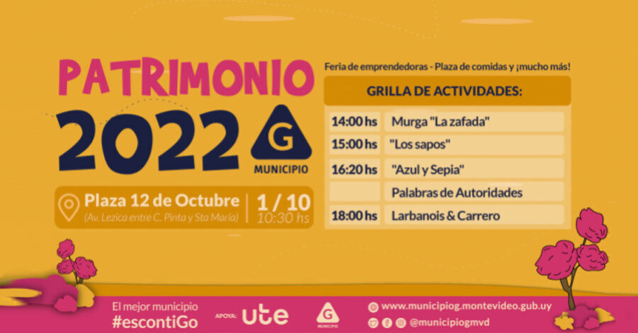 Actividades gratuitas en el Día del Patrimonio 2022
