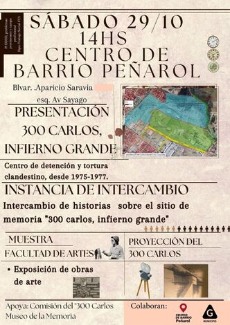 Presentacion en el centro de barrio penarol