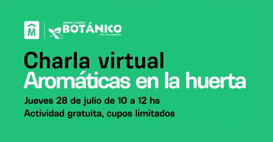 Charla Virtual del Jardín Botánico