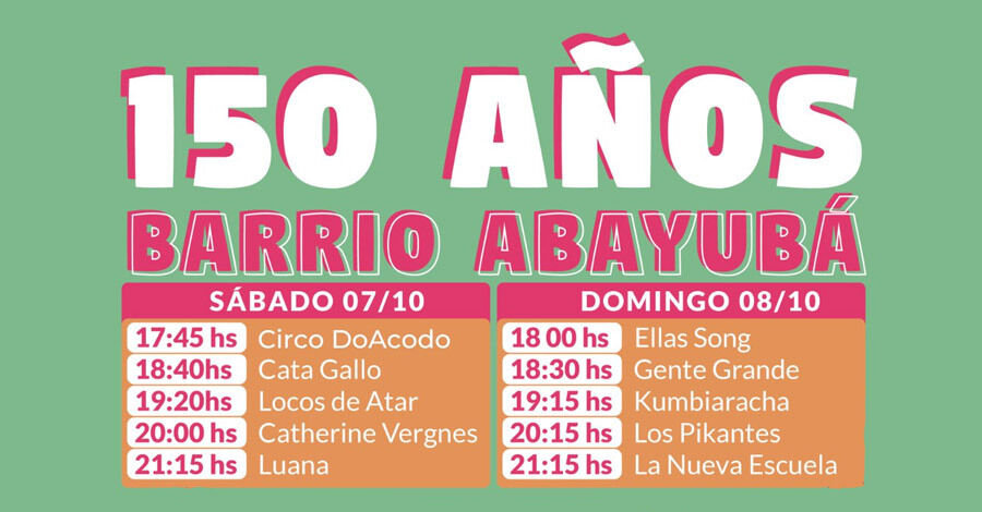 150 años del Barrio Abayubá