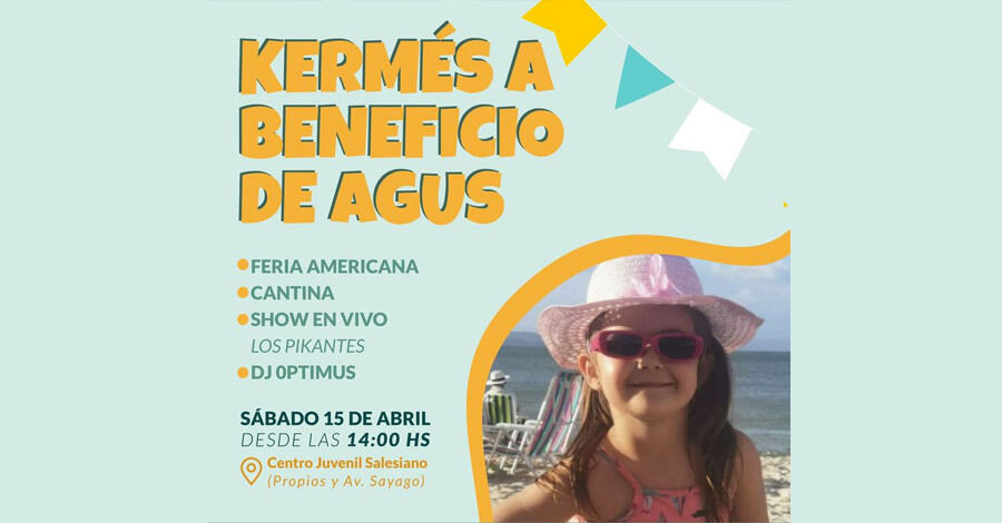 Kermés a beneficio de Agus en el Centro Juvenil Salesiano