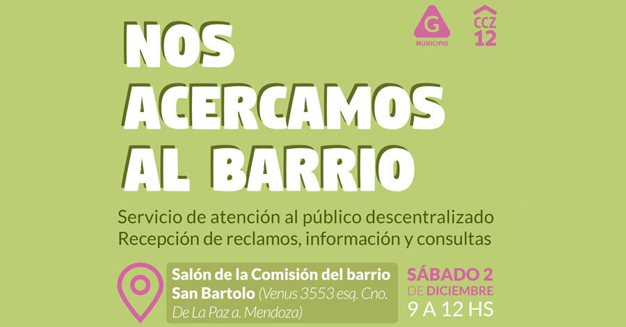 Nos acercamos al barrio