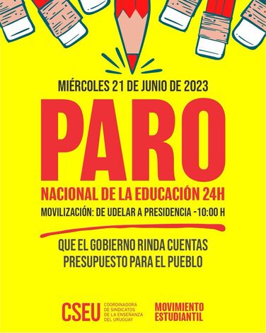paro nacional de la educacion