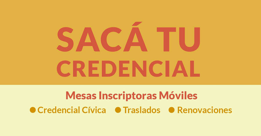 Sacá tu credencial