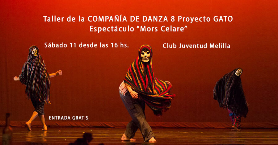 Compañía de danza 8 Proyecto GATO en el Club Juventud Melilla