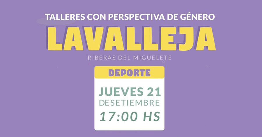 Talleres con Perspectiva de Género Barrio Lavalleja