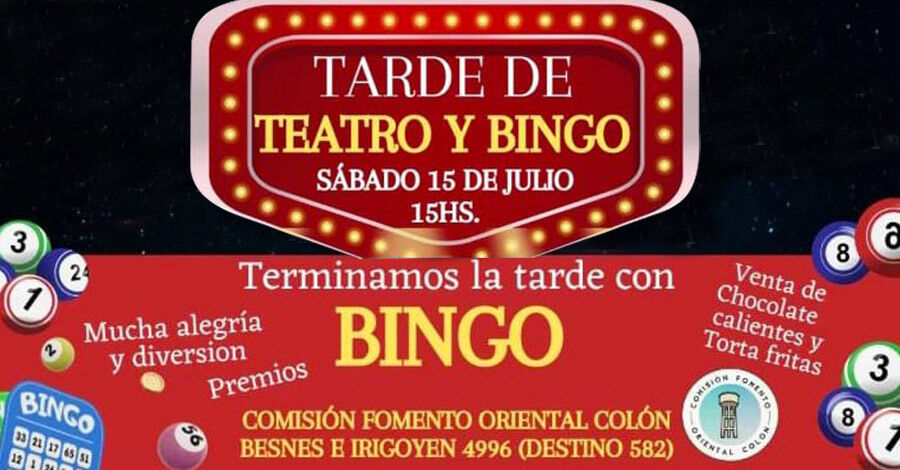 Tarde de Bingo y teatro en el Oriental Colón