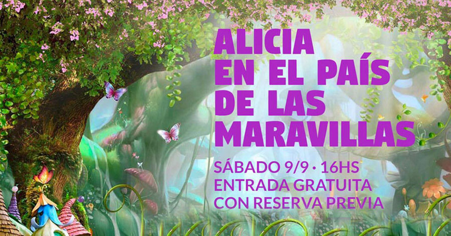 “Alicia en el país de las maravillas” en el Centro Cultural Artesano