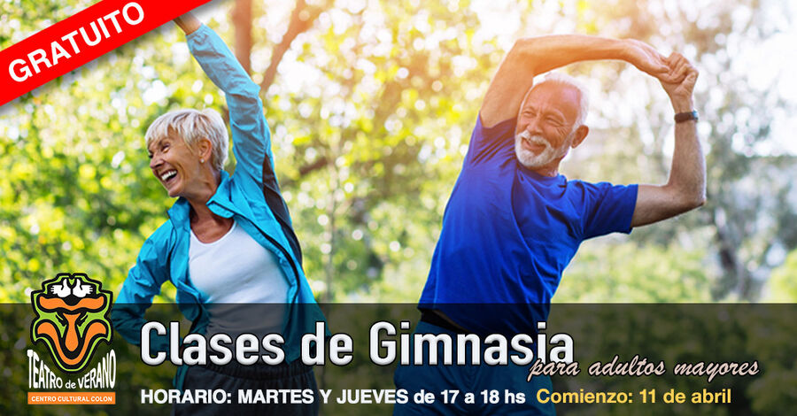 Taller gratuito de gimnasia para adultos mayores