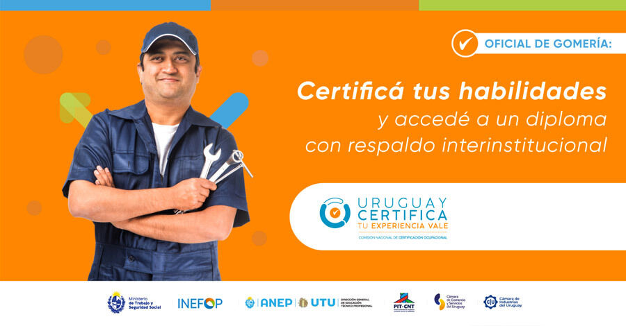 Certificá tus competencias laborales como Oficial de Gomería