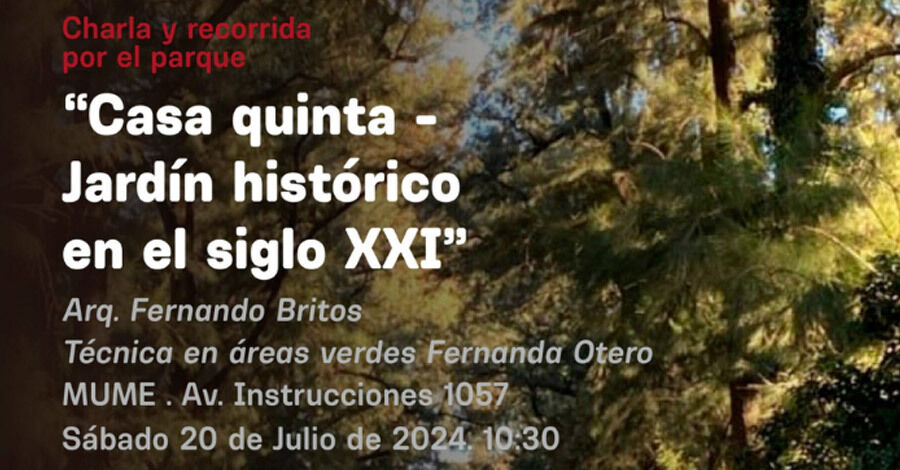 Charla y recorrida por el jardín del Centro Cultural Museo de la Memoria