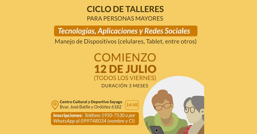 Ciclo de talleres para personas mayores