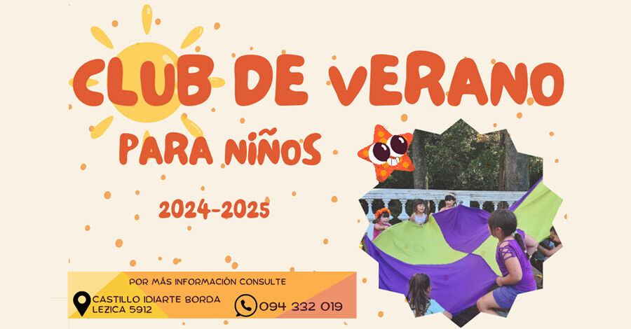 Club de Verano para niños y niñas