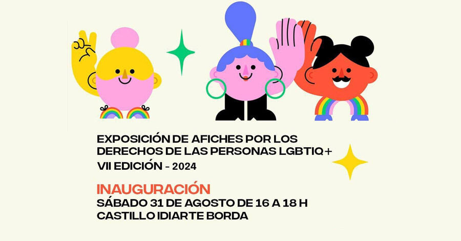 Expo de afiches LGBTIQ+ en el Castillo Idiarte Borda