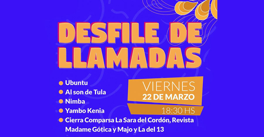 Nueva fecha para el Desfile de Llamadas