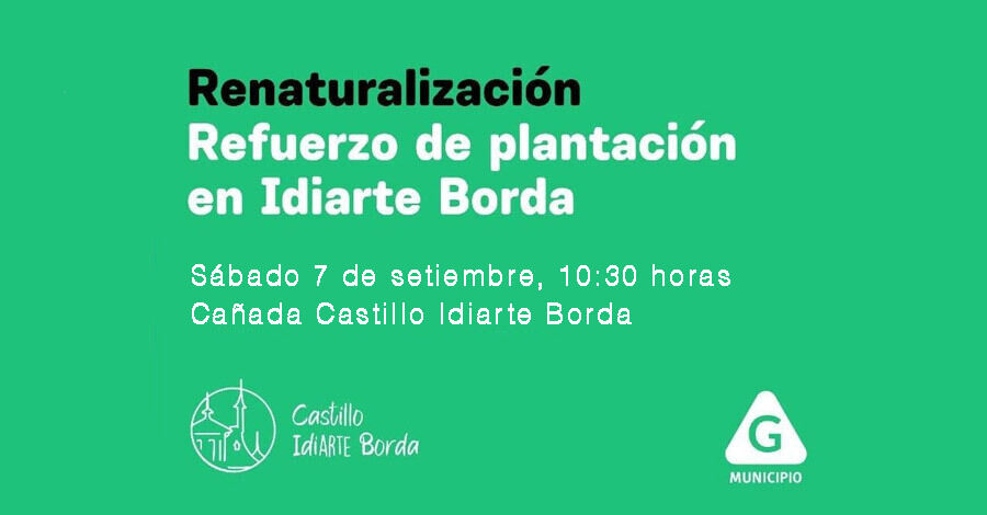 Nueva fecha para el refuerzo de plantación en el Castillo Idiarte Borda 