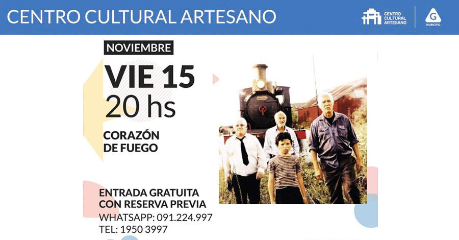 Corazón de fuego en el Centro Cultural Artesano