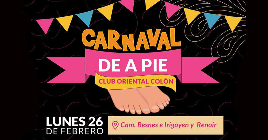 Carnaval de a Pie en el Club Oriental Colón