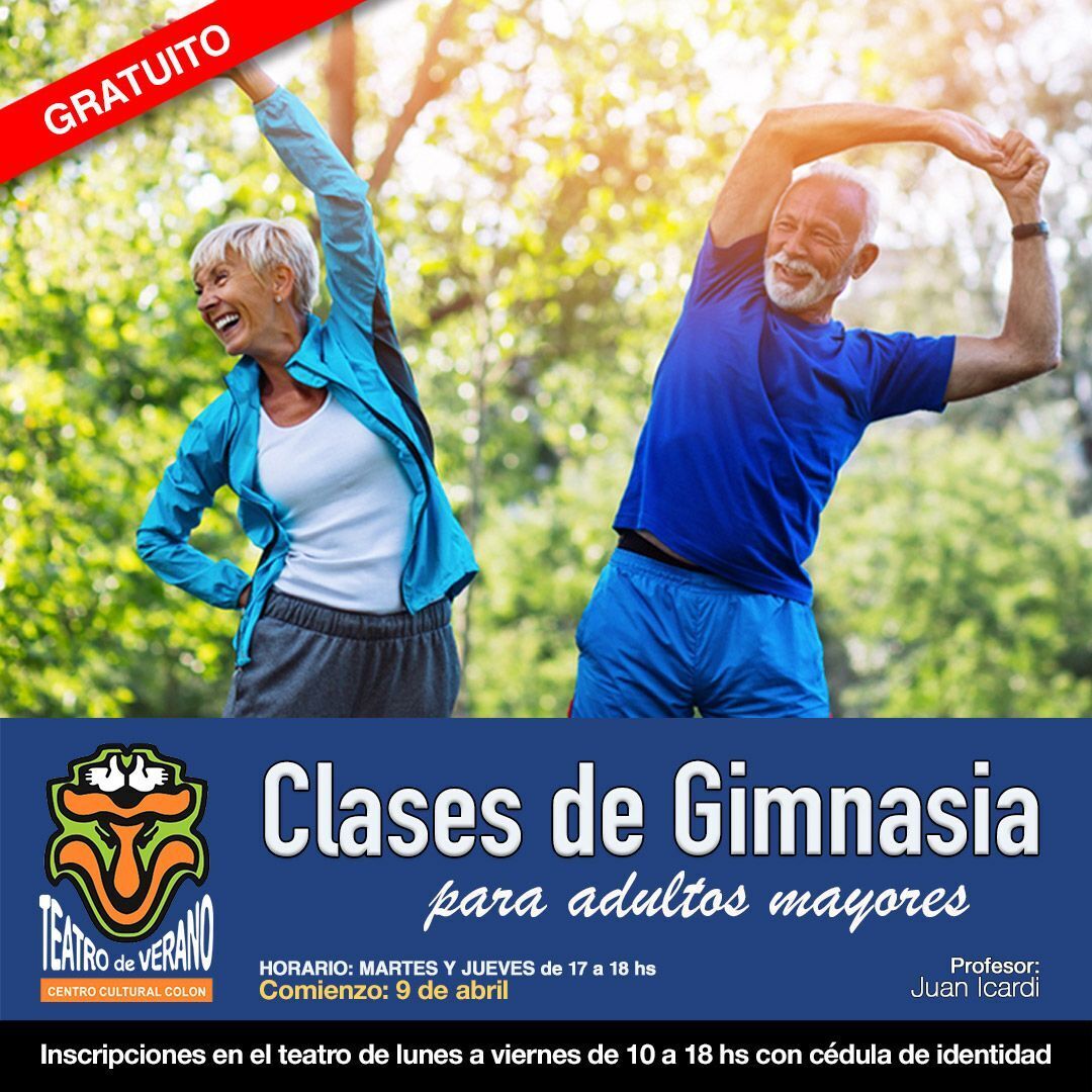 10 taller de gimnasia adultos mayores 2024