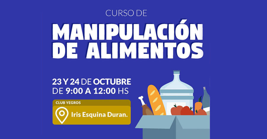 Curso de manipulación de alimentos en el Club Yegros