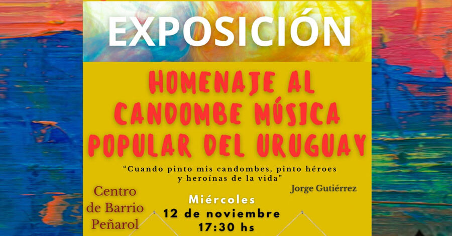 Exposición Homenaje a la música popular del Uruguay en el Centro de Barrio Peñarol