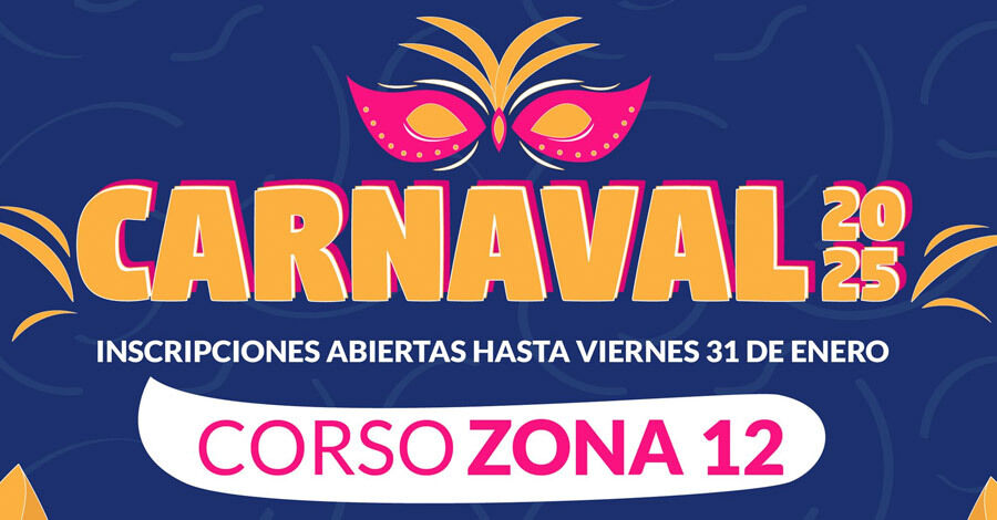 Inscripciones abiertas para Corso barrial de Zona 12
