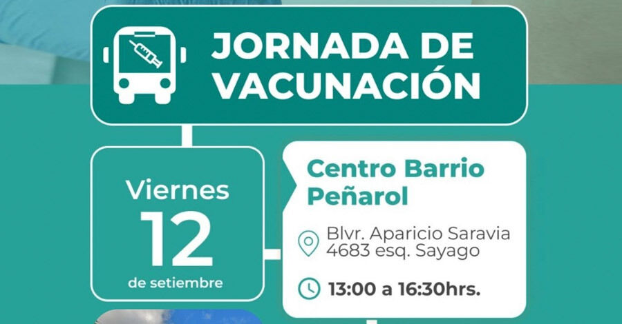 Jornada de vacunación en el Centro de Barrio Peñarol