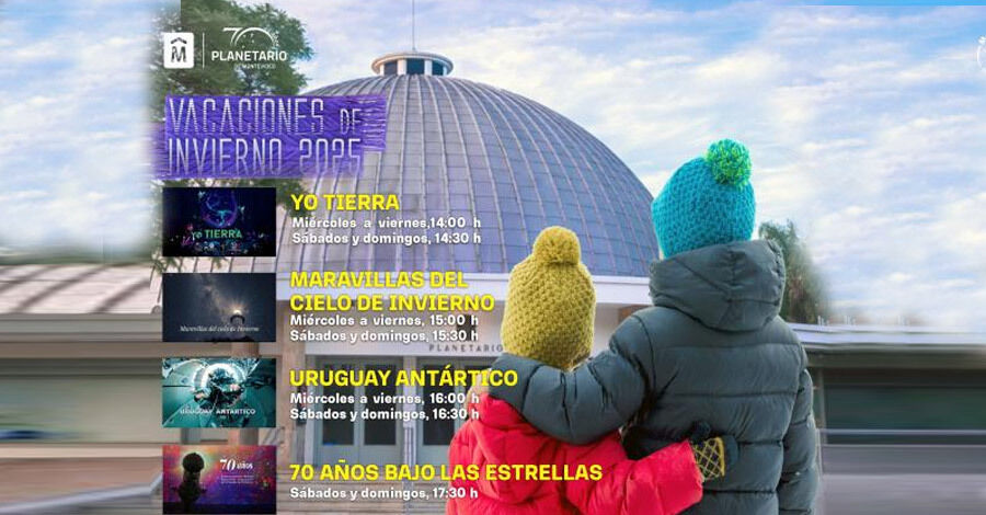 Vacaciones de julio en el Planetario de Montevideo