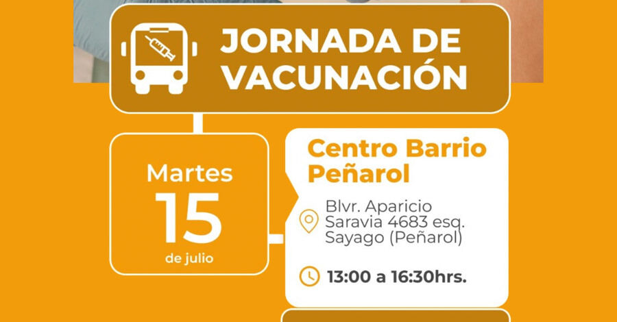 Vacunación en el Centro de Barrio Peñarol