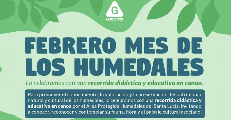 Recorrida didáctica y educativa en cano por el mes de los Humedales