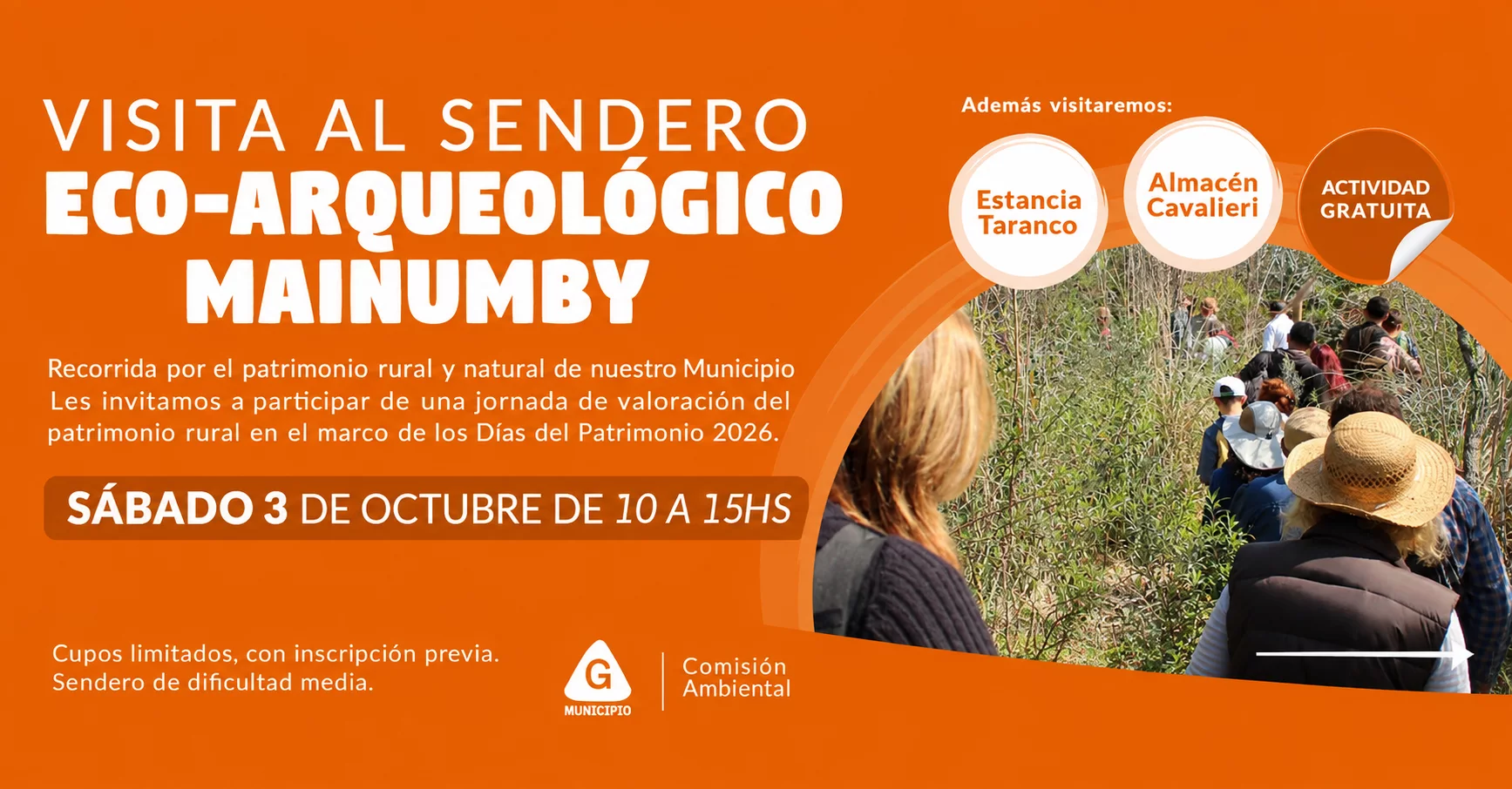 Visita al sendero Eco-Arqueológico Mainumby