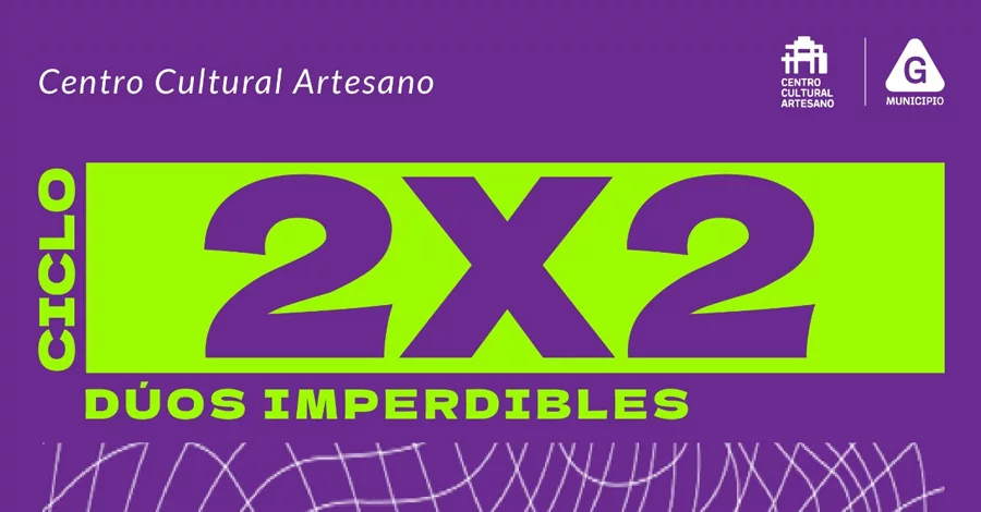 Ciclo de duos increibles del area musical con entrada gratuita en el Centro Cultural Artesano