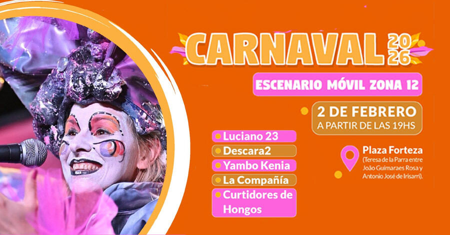 Escenario Móvil Zona 12 en el barrio Forteza