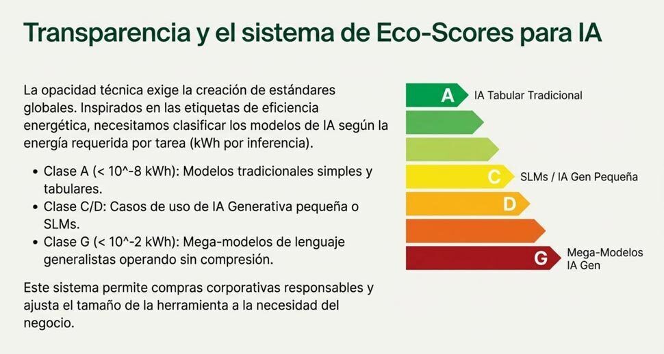 Transparencia y sistema de Eco Scores IA