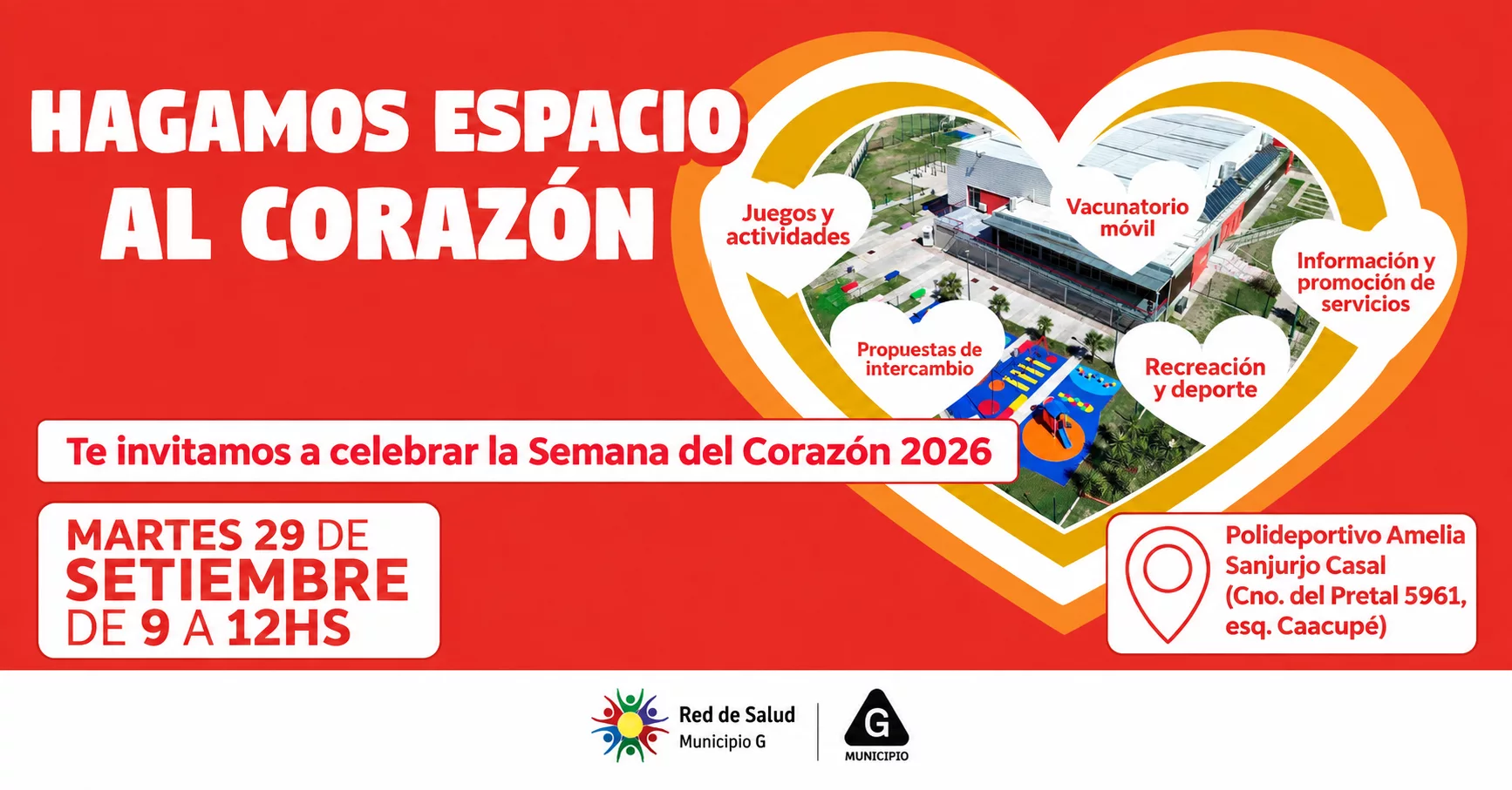 Semana del Corazón en el Polideportivo Amelia Sanjurjo Casal 2026