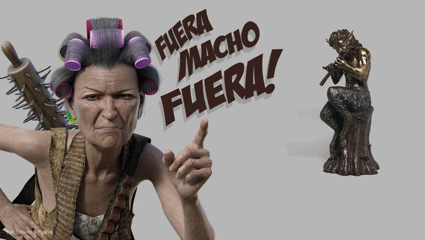 FUERA MACHO FUERA - Blanca Rodríguez, Subrayado y la marcha del 8M