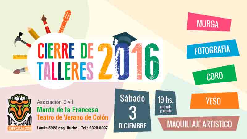 Cierre de talleres 2016 h