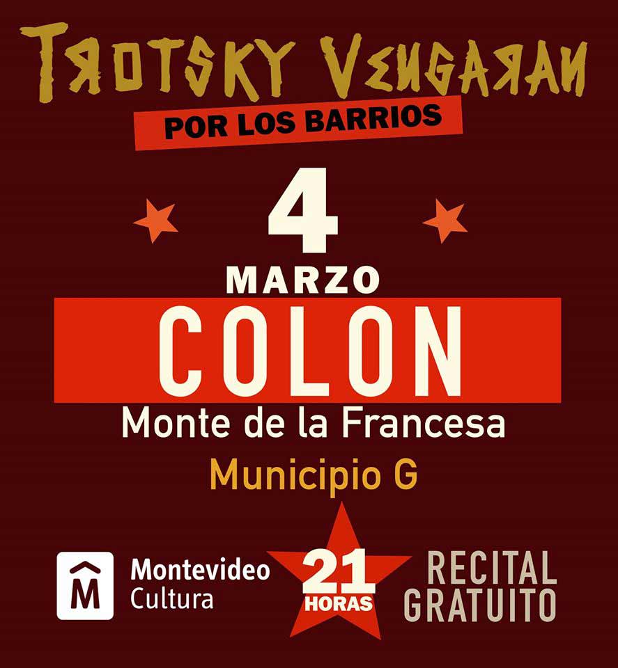afiche de la trotsky en colon