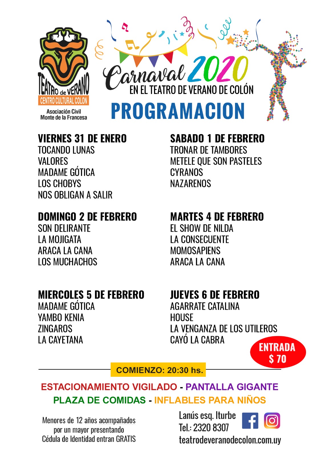 afiche martes 4 febrero 2020