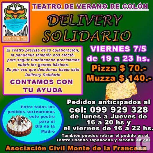 afiche delivery solidario