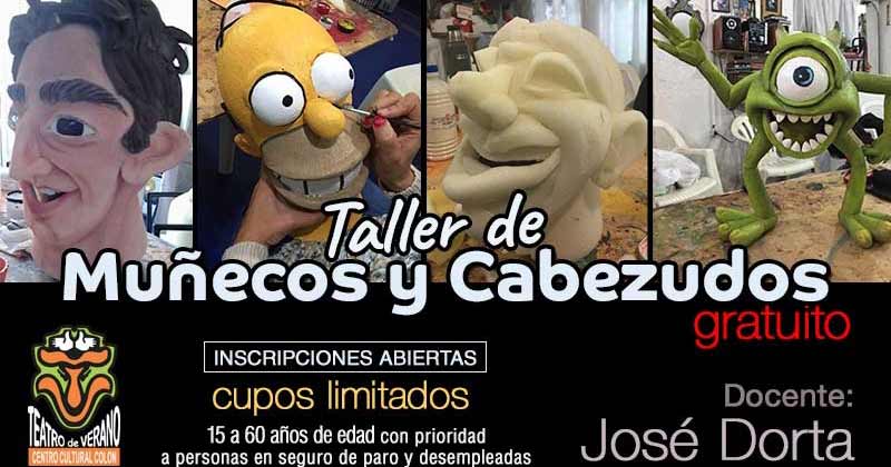 afiche munecos y cabezudos