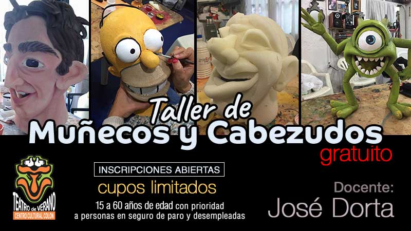 taller de munecos y cabezudos 2019